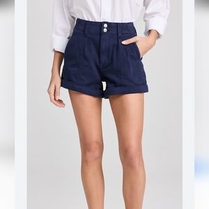 Paige Brooklyn Short With Cuff Vintage Navy